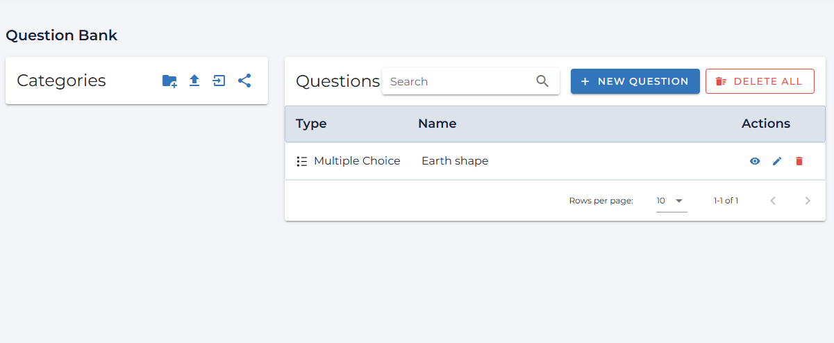 Question Bank Overview
