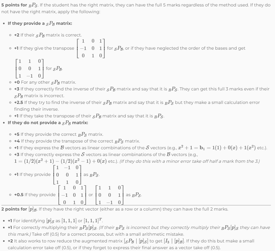 Example rubric with three criteria: Definition of key terms (2 marks), Application of theory (2 marks), and Clarity of explanation (1 mark)