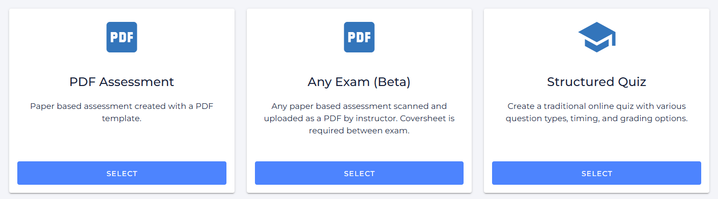 Structured Quiz Card